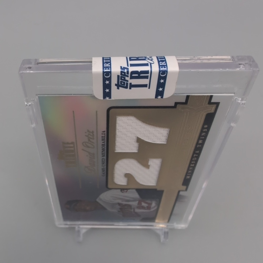 2012 Topps Tribute - Debut Digits David Ortiz #DD-DO /99 (Game Used Memorabilia) - Picture 4 of 7